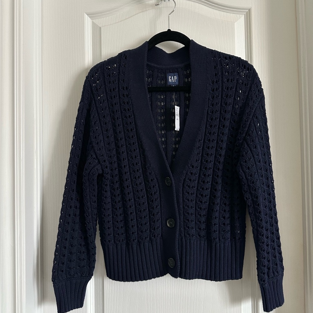 GAP Women's Dark Blue Cardigan